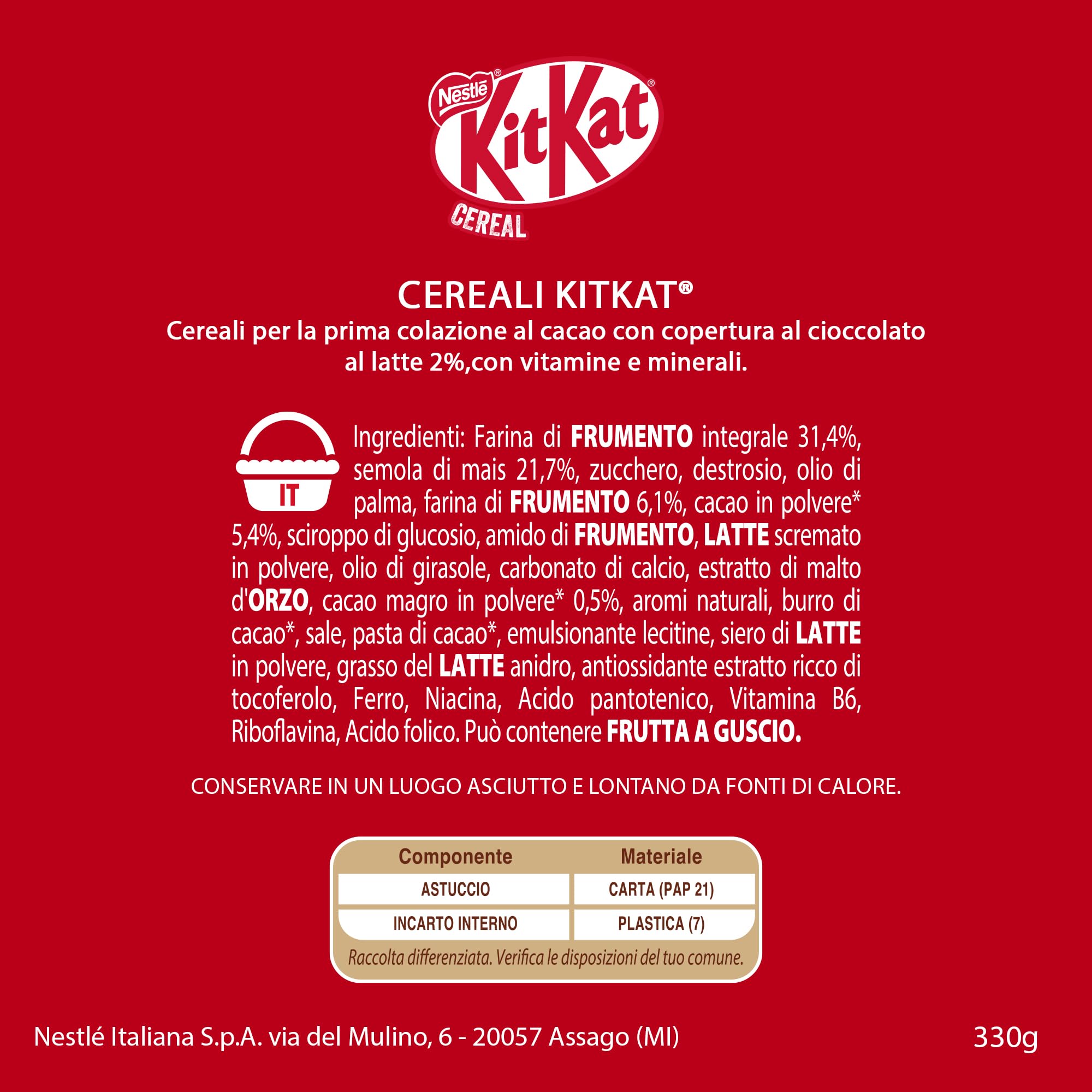 Kit Kat Cereales Pack de 330g