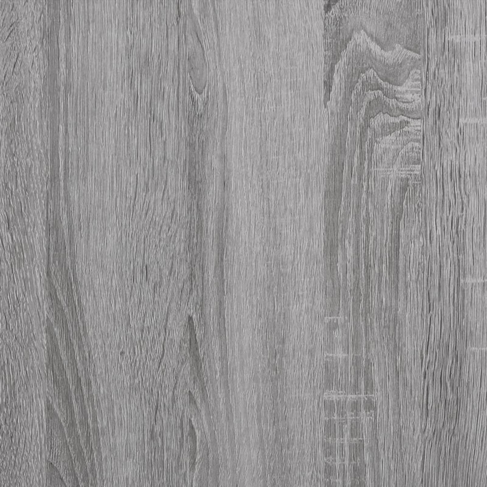 2 szt. Szary wielowarstwowy drewniany sonoma, stolik do salonu, z półkami, niski, prostokątny, nowoczesny design, stolik kawowy, herbata, salon, wystrój domu