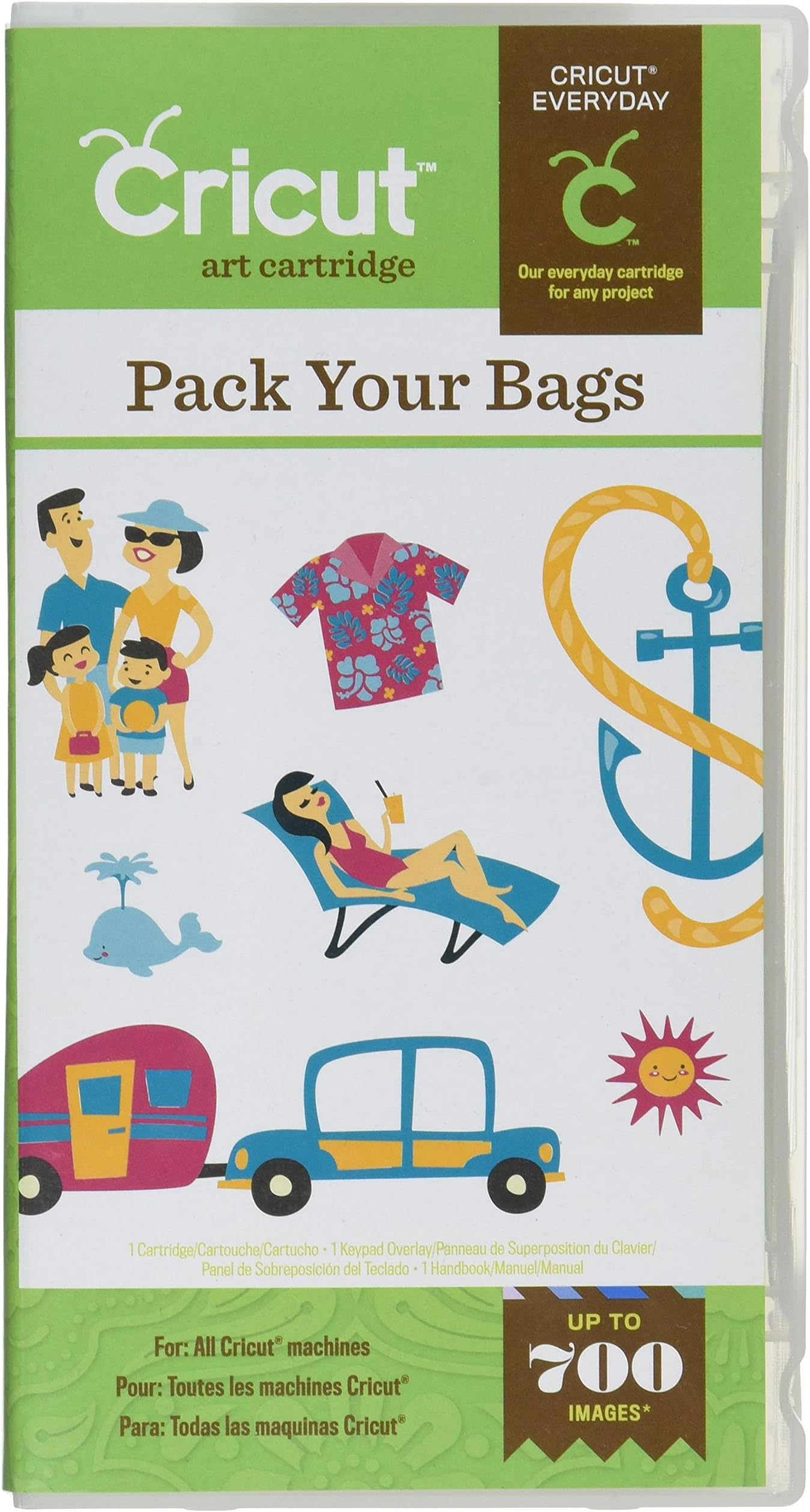 Cricut Cartridge, Pack Your Bags