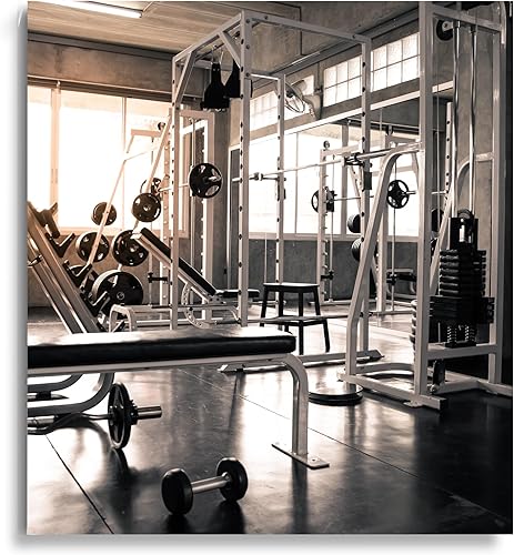 Espejo de actividad, gimnasio, baile, yoga, hierro bajo, ultra resistente, 36 x 60 pulgadas, 14 pulgadas de grosor, paquete individual