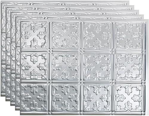 Miniatura 11 de FASÄDE Panel decorativo para salpicaduras de vinilo de estilo tradicional / patrón 10 en bronce antiguo (muestra de 6 x 6 pulgadas)