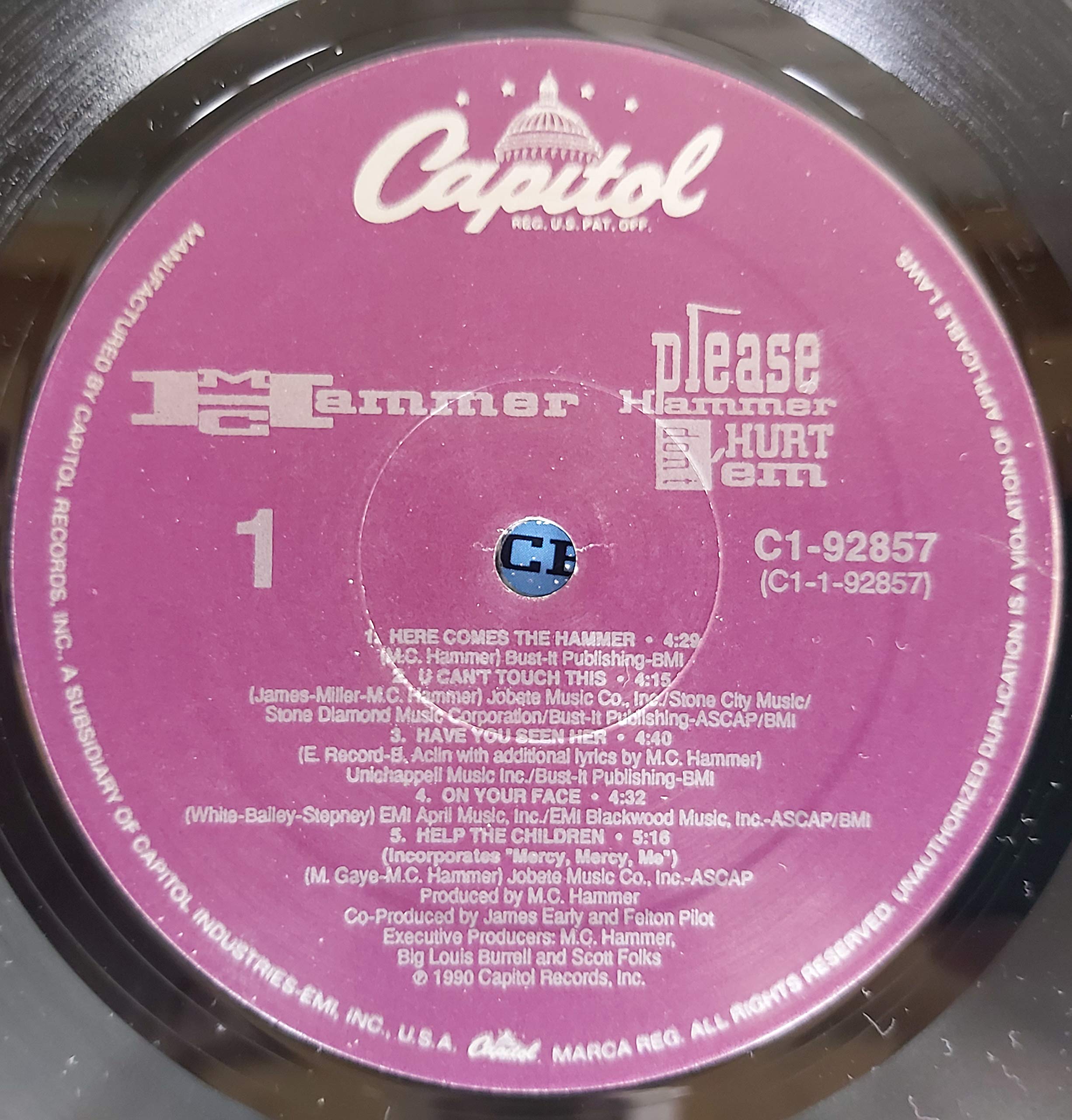 Please hammer don't hurt 'em (1990)