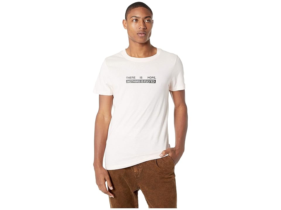 

WeSC Max There Is Hope Short Sleeve T-Shirt (Pink Milk Shake) Men's Clothing, White