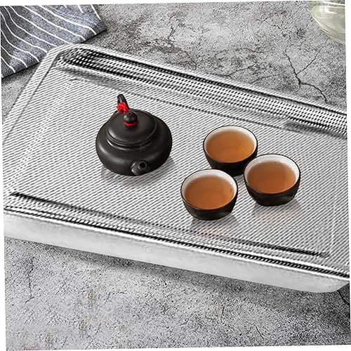 Miniatura 4 de Bandejas de germinación de plantas, 2 bandejas de germinación de acero inoxidable, bandeja de cultivo de brotes de frijoles rectangulares, kit de