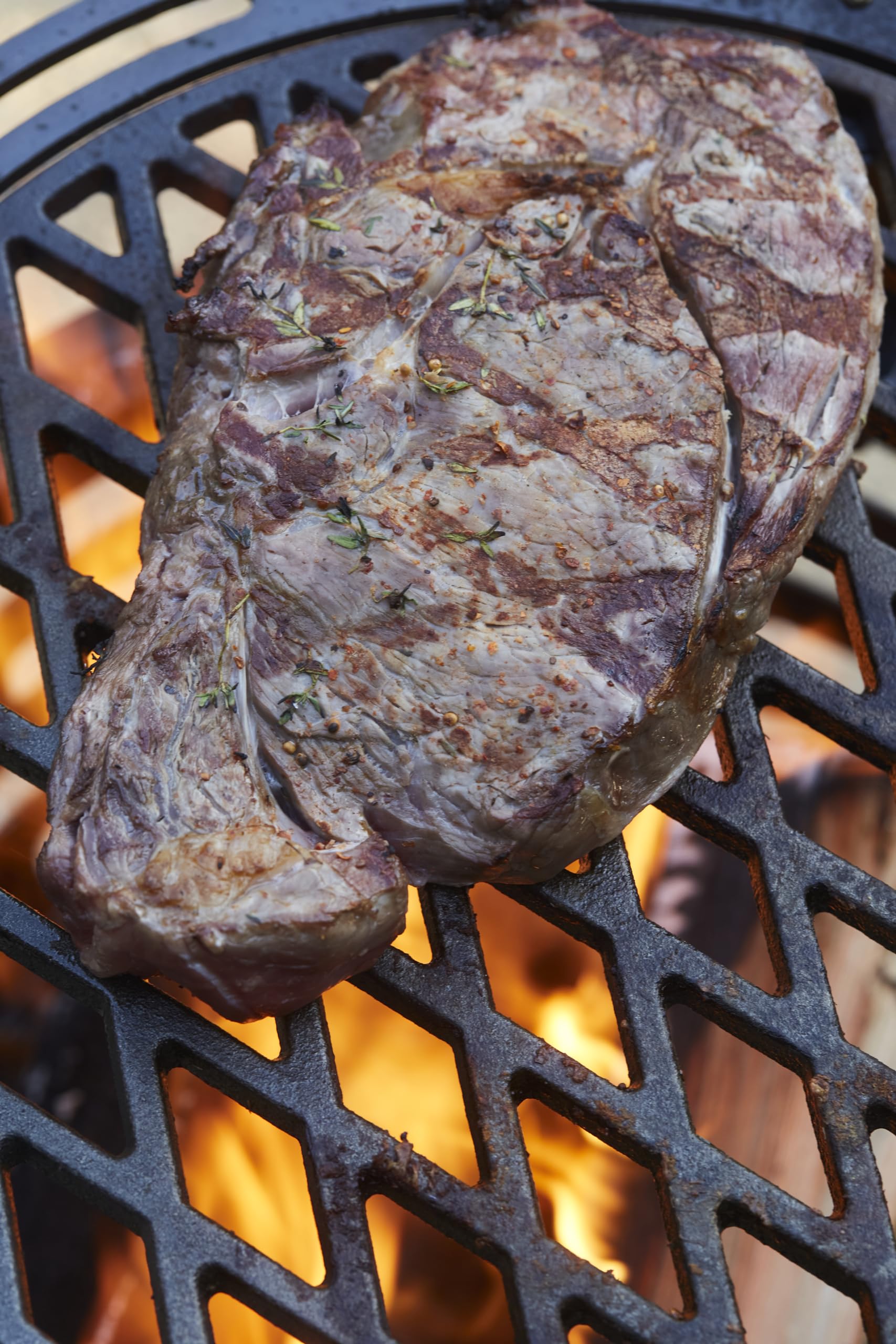 Barbecook Ruszt do grillowania 36 cm Dynamic Centre do otwartego grilla na drewno Nestor z żeliwa, akcesoria do grillowania