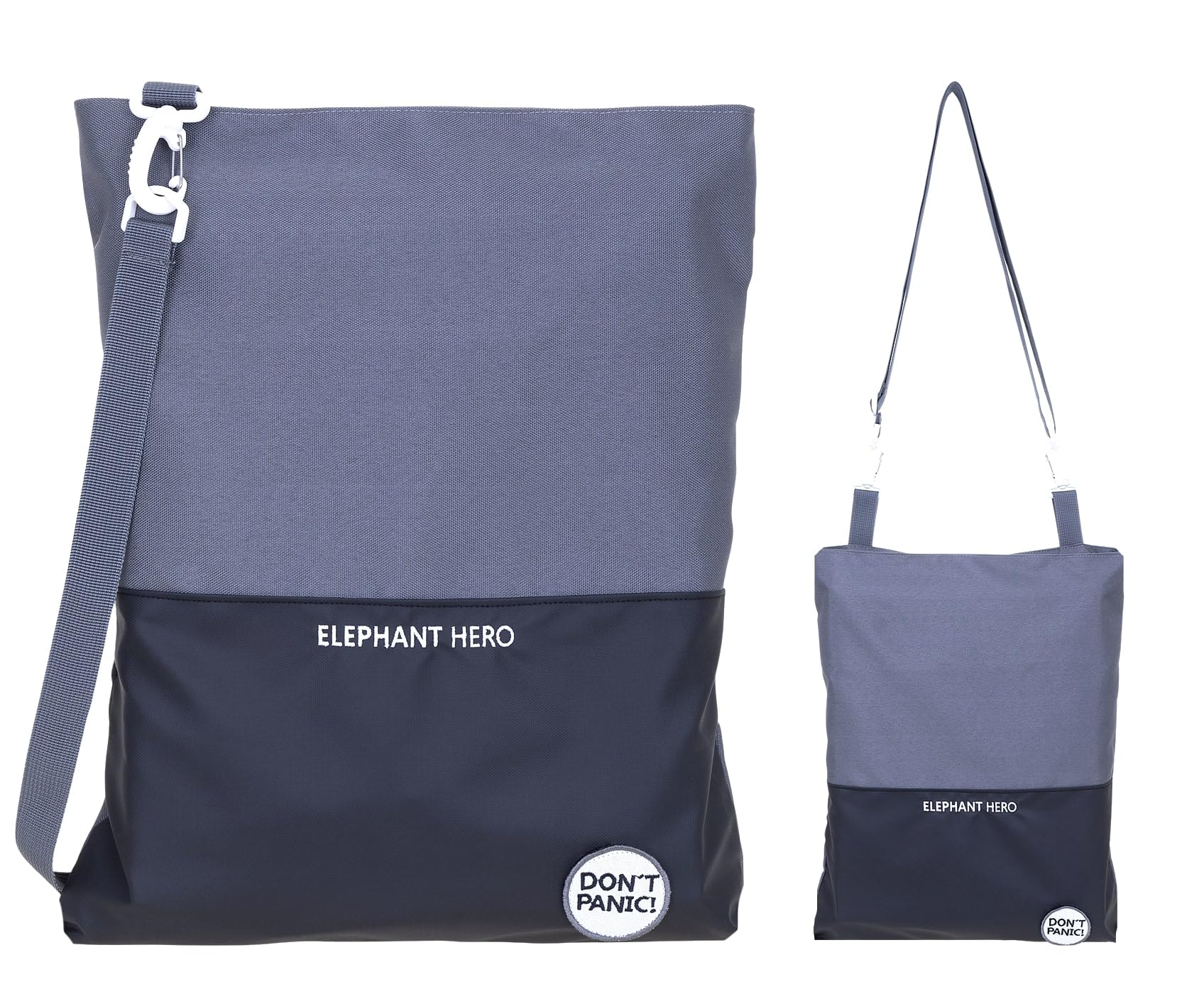 Elephant Schulrucksack 4 Teile Set Hero Rucksack 13047 CB Schwarz rtmf | Signature Jungen Mädchen Schultasche mit Sportbeutel Turnbeutel Mäppchen Flasche Anthrazit