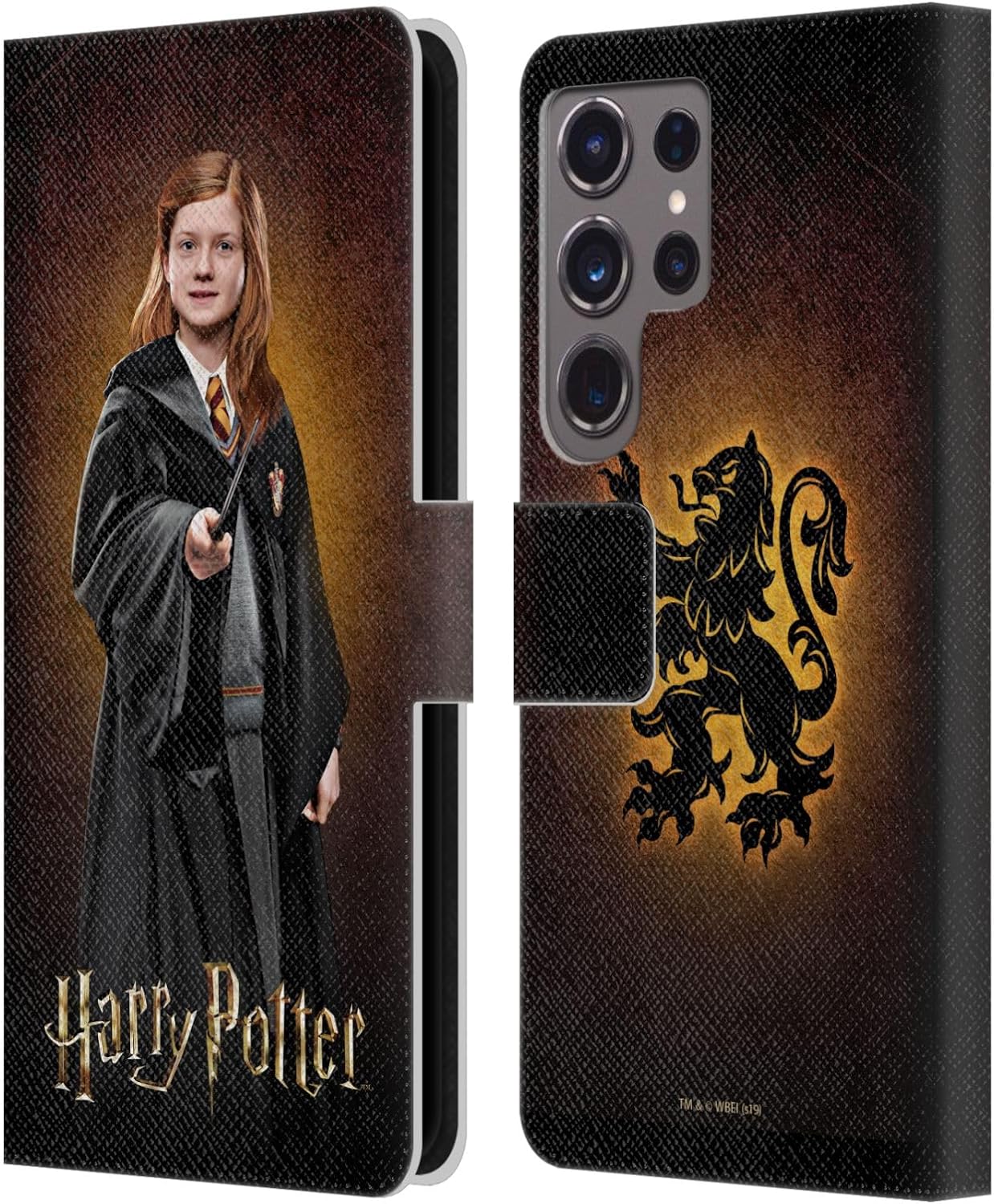 Head Case Designs Officially Licensed Harry Potter Ginny Weasley Chamber of Secrets IV Leather Wallet Case Compatible with Samsung Galaxy S24 Ultra 5G