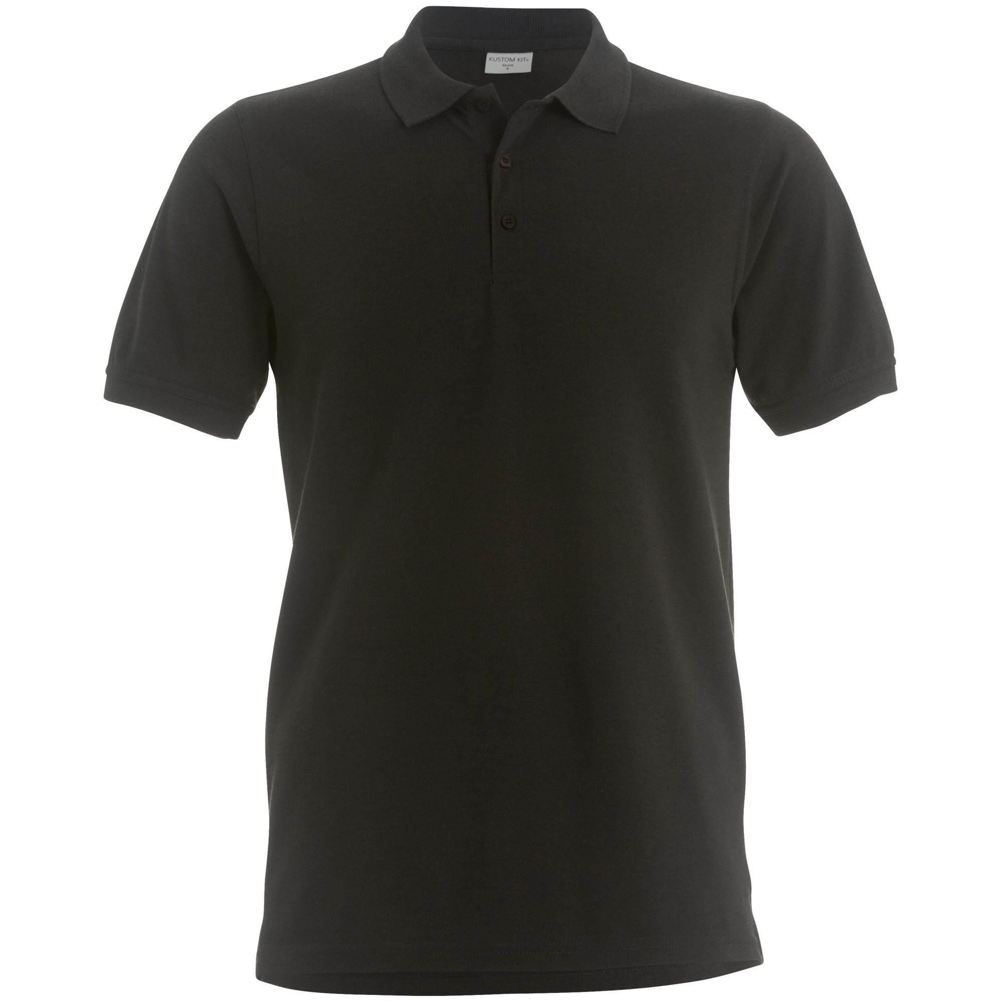 Kustom Kit Mens Klassic Heavyweight Slim Fit Polo (L) (Graphite)