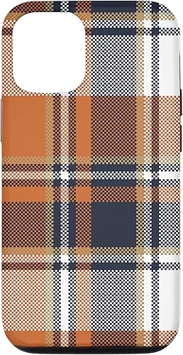 Funda para iPhone 13 Pro, color azul marino, Halloween, otoño, calabazas