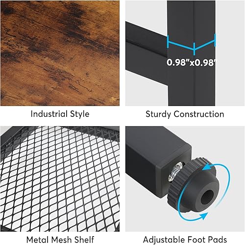 Miniatura 6 de Tribesigns Soporte de TV de 78 pulgadas para televisores de hasta 85 pulgadas, mesa consola central de entretenimiento multimedia, mesa consola