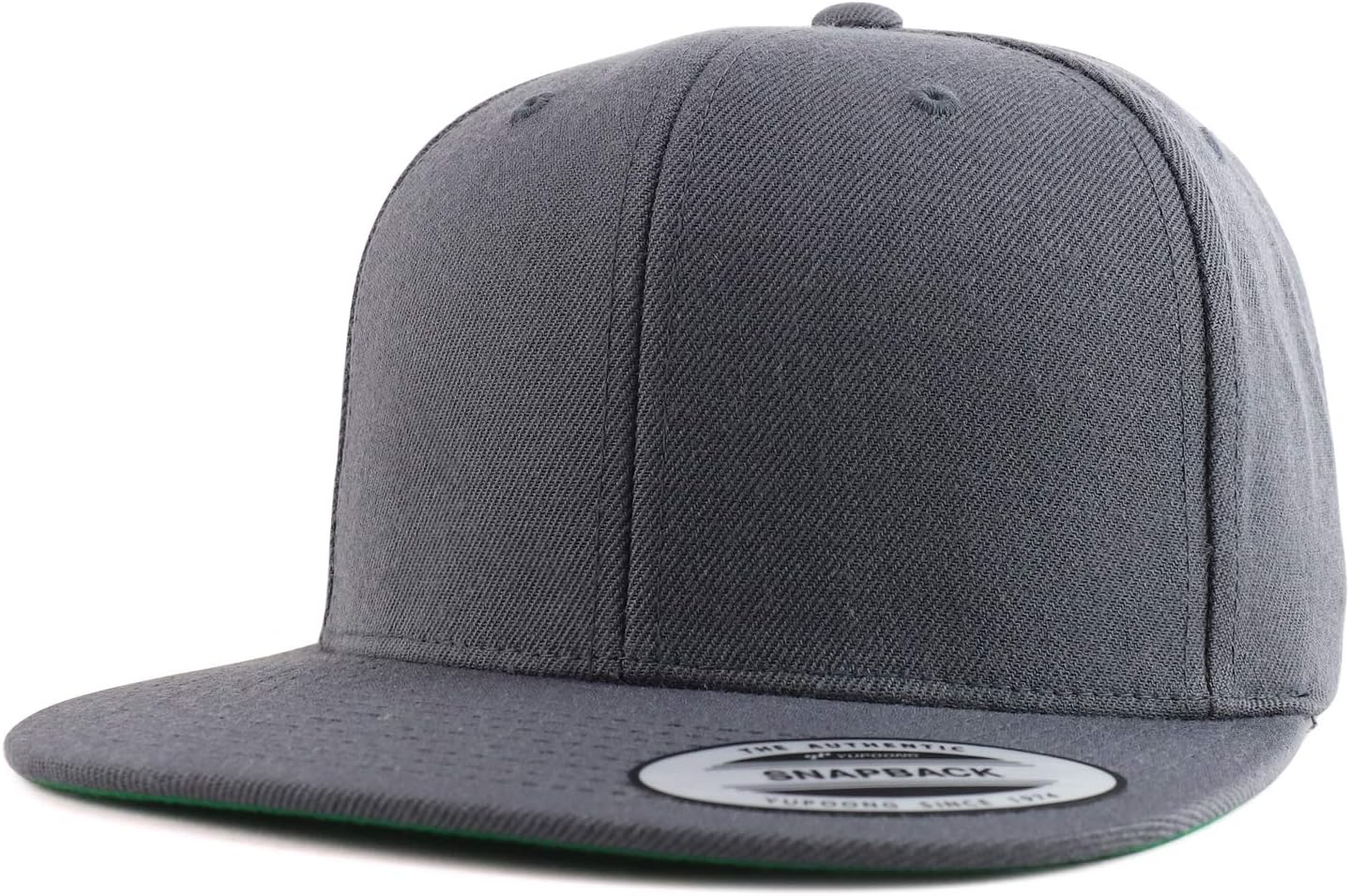 Oversize XXL Structured Blank Flatbill Snapback Cap