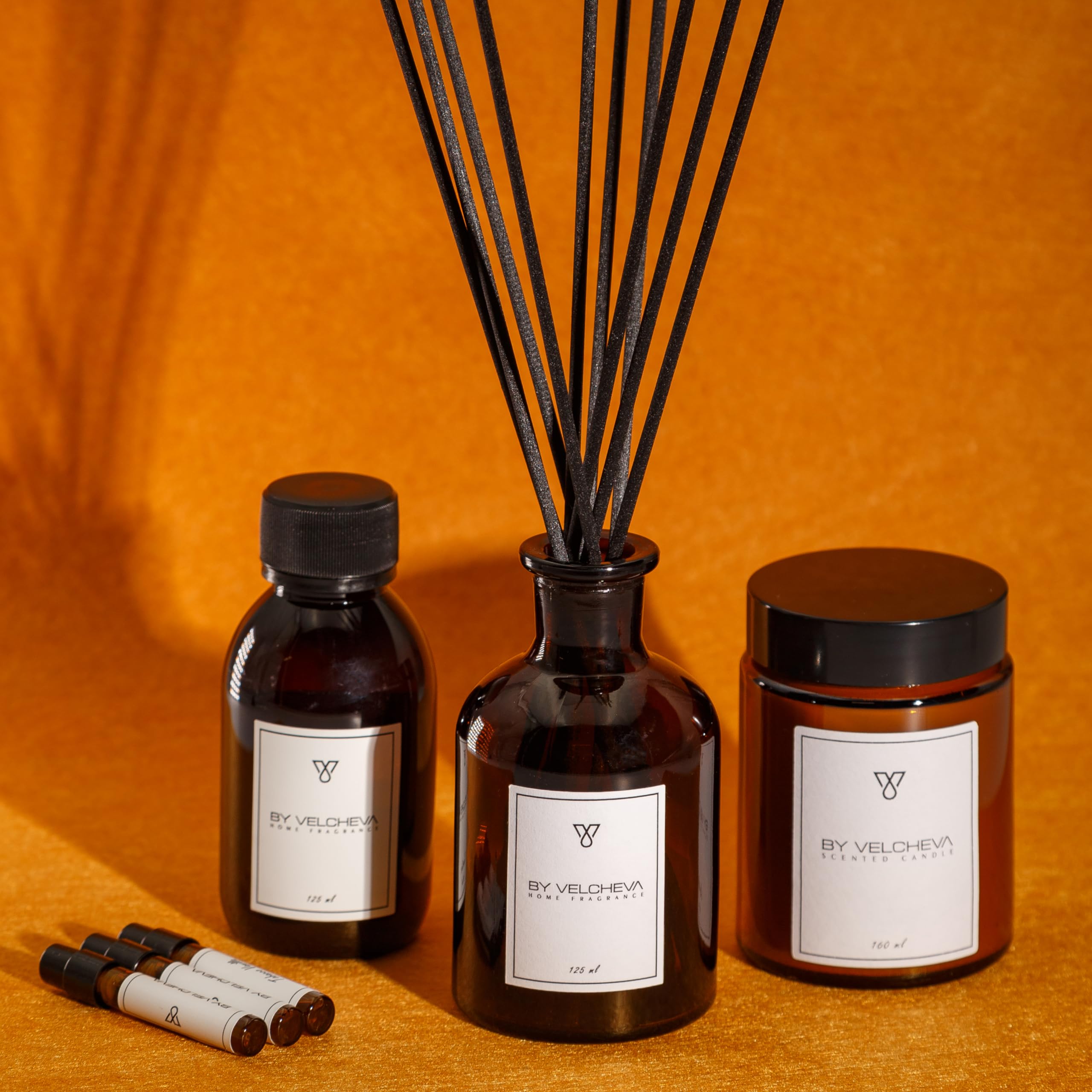 Set vela perfumada 160ml + ambientador mikado 125ml | BLANC