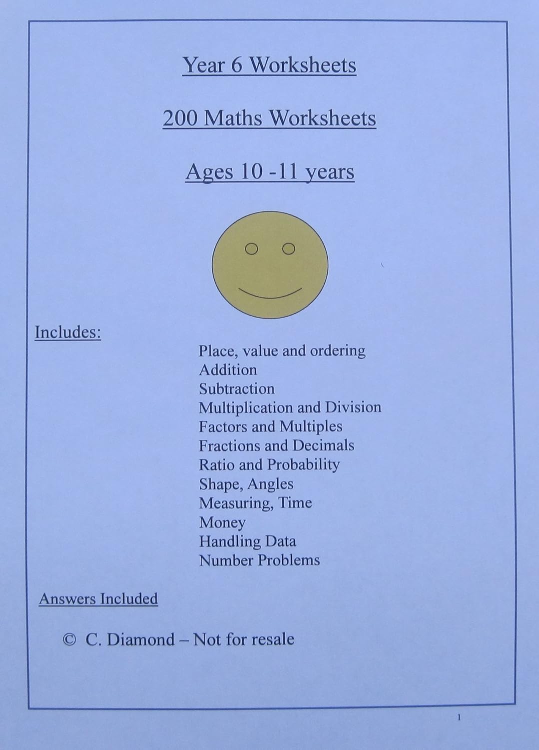 200 year 6 maths worksheets ks2 pdf file to print out amazon co uk