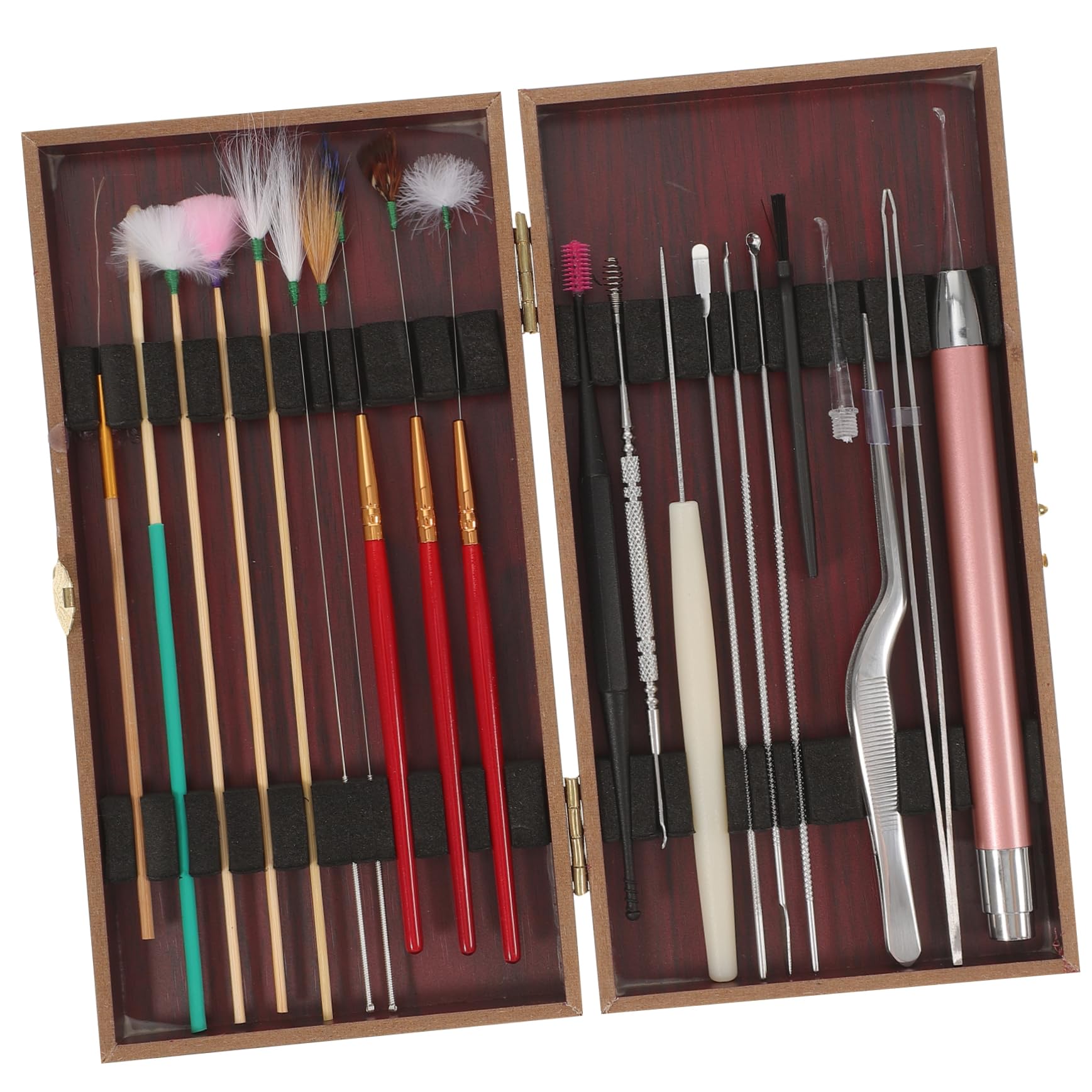 VALICLUD Ear Cleaning Tool Set 10-Piece Earwax Removal Kit with Picks and Spoons Gentle Ear Care Accessories for
