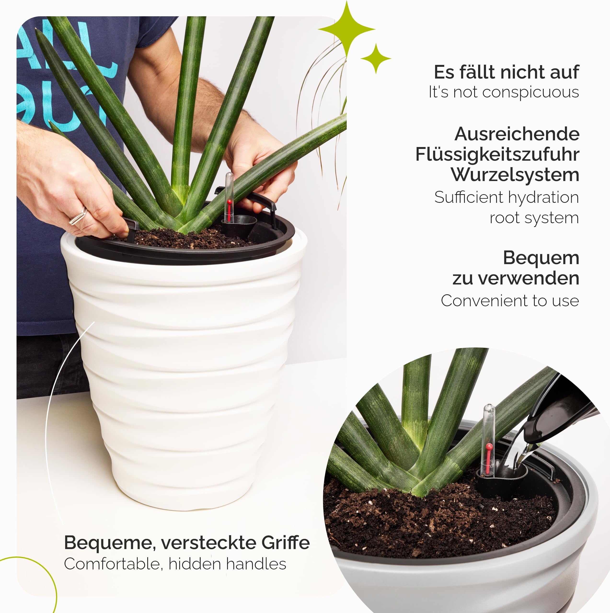 Pots D'arrosage Automatique Pour Plantes D'intérieur