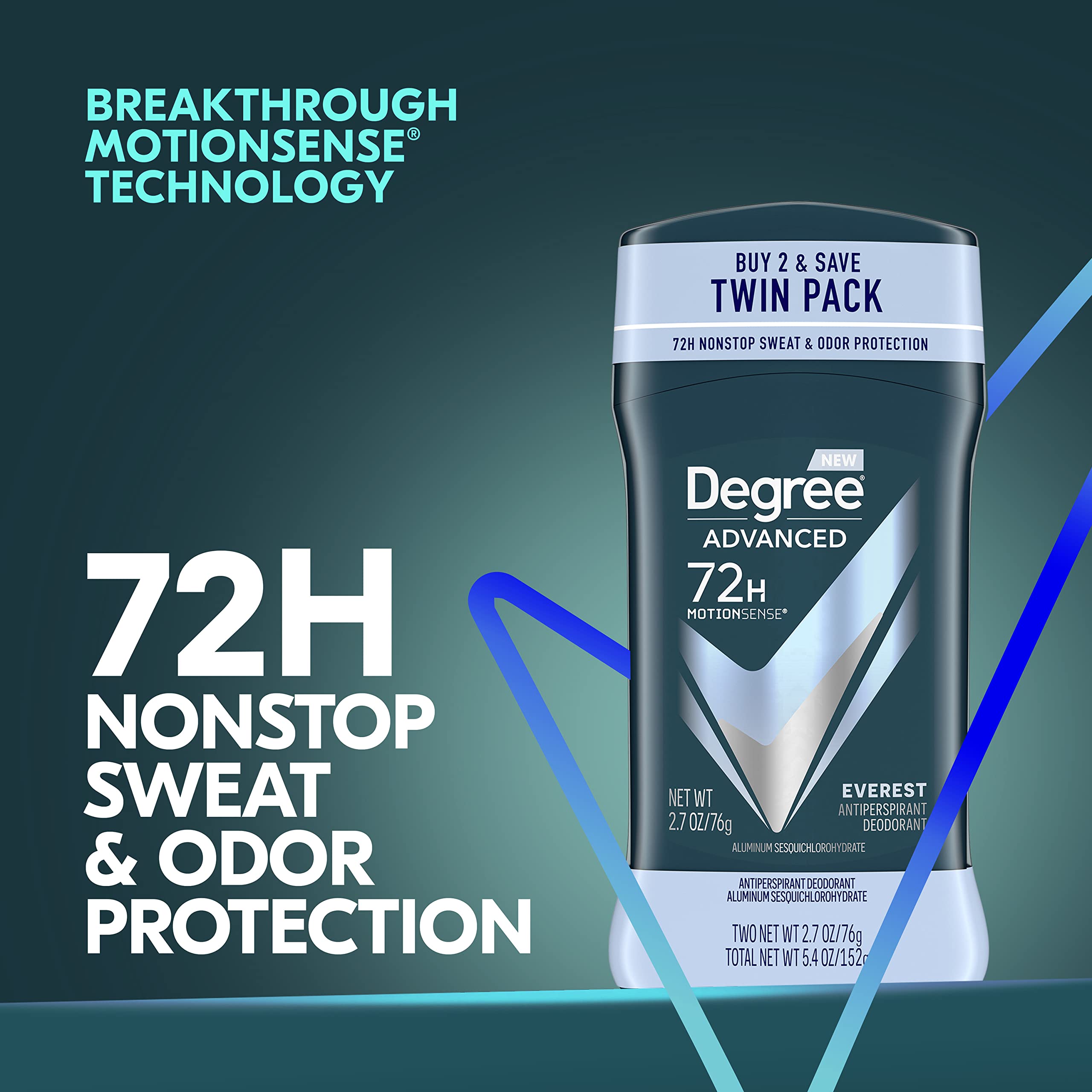 Degree Men Antiperspirant Deodorant 48Hour Odor Protection Everest