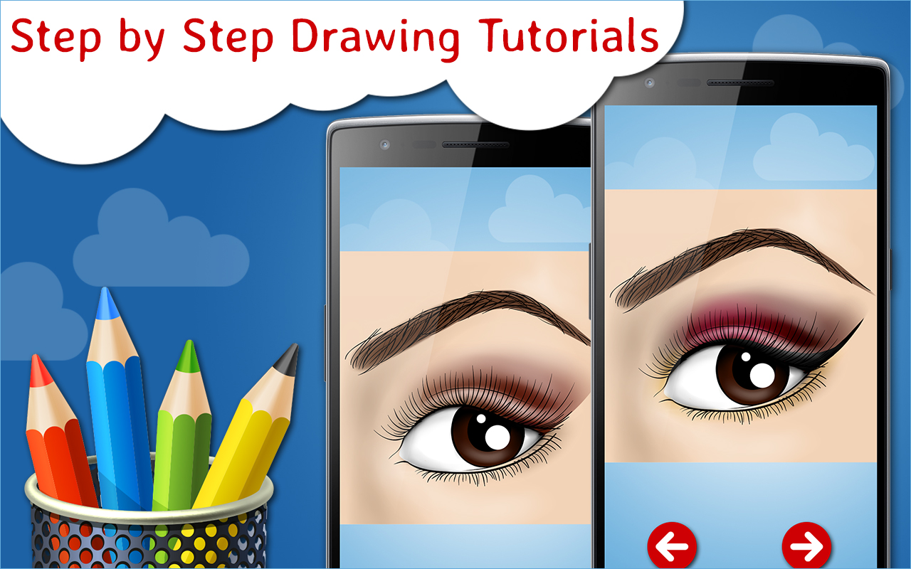 How to Draw Makeup step by step Drawing for Android