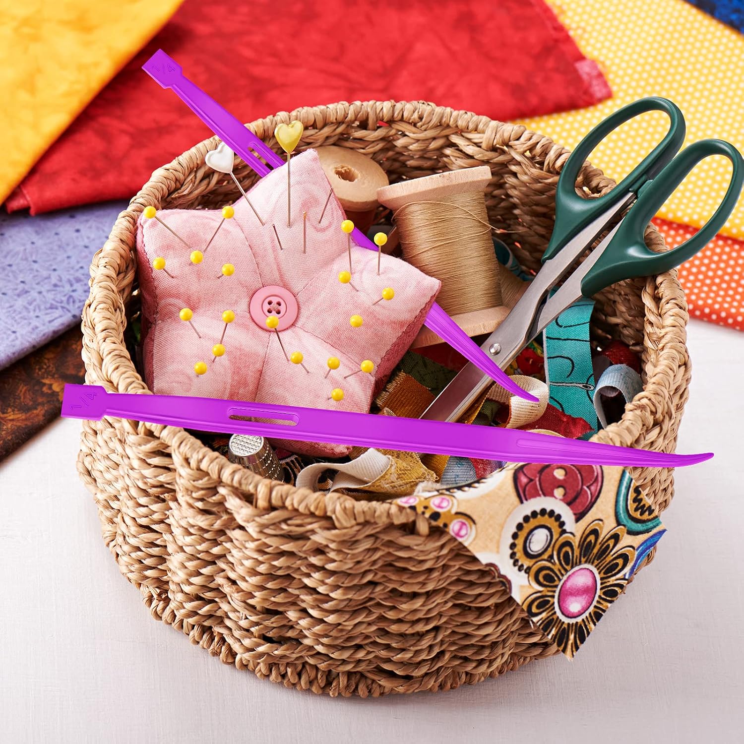 Dingion 12 Pieces that Purple Thang Sewing Tools