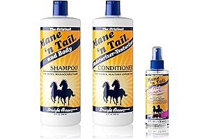 Main and Tail Shampoo and Conditioner Strengthening Duo: Hydrating Shampoo and Conditioner...