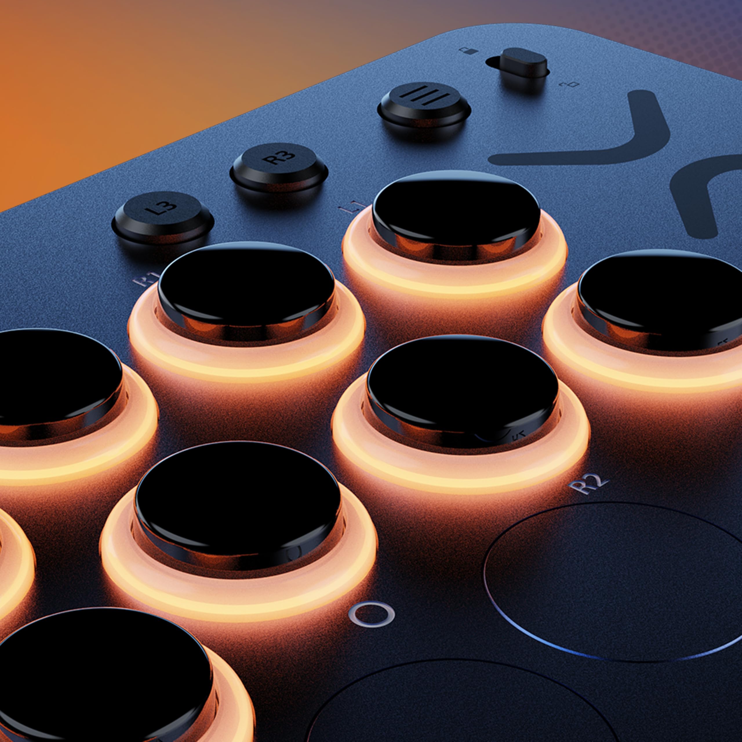 Turtle Beach Victrix Pro KO Leverless Fight Stick - Street Fighter II: Champion Edition, con licenza ufficiale Capcom e PlayStation, compatibile con PS4, PS5 e PC, con switch RGB hot swappable