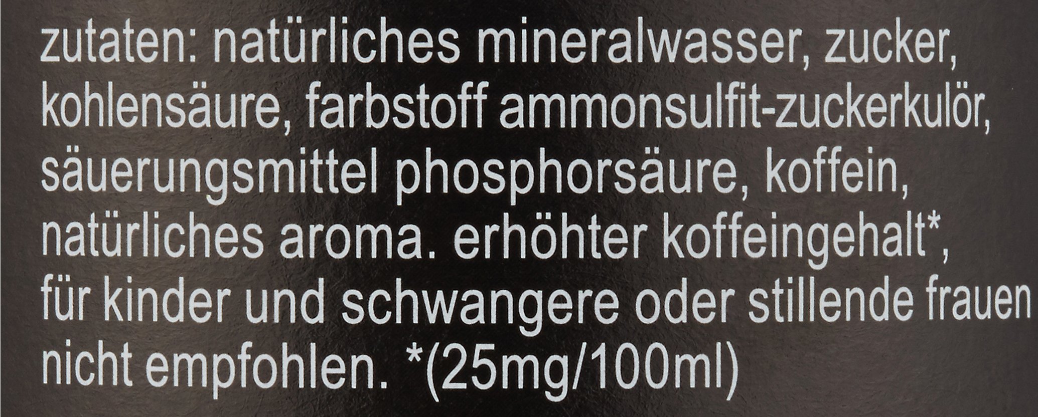 Fritz-Kola Koffeinhaltige Limonade MEHRWEG (24 x 330 ml)