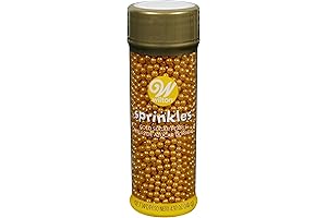 Wilton Sugar Pearls: Shimmering Gold Candy Melts for Exquisite Decorations