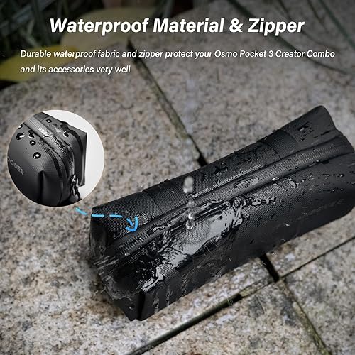 Miniatura 6 de Bolsa de transporte para DJI Osmo Pocket 3, bolsa de almacenamiento portátil y trípode para DJI Osmo Pocket 3 Creator Combo Accesorios, Funda