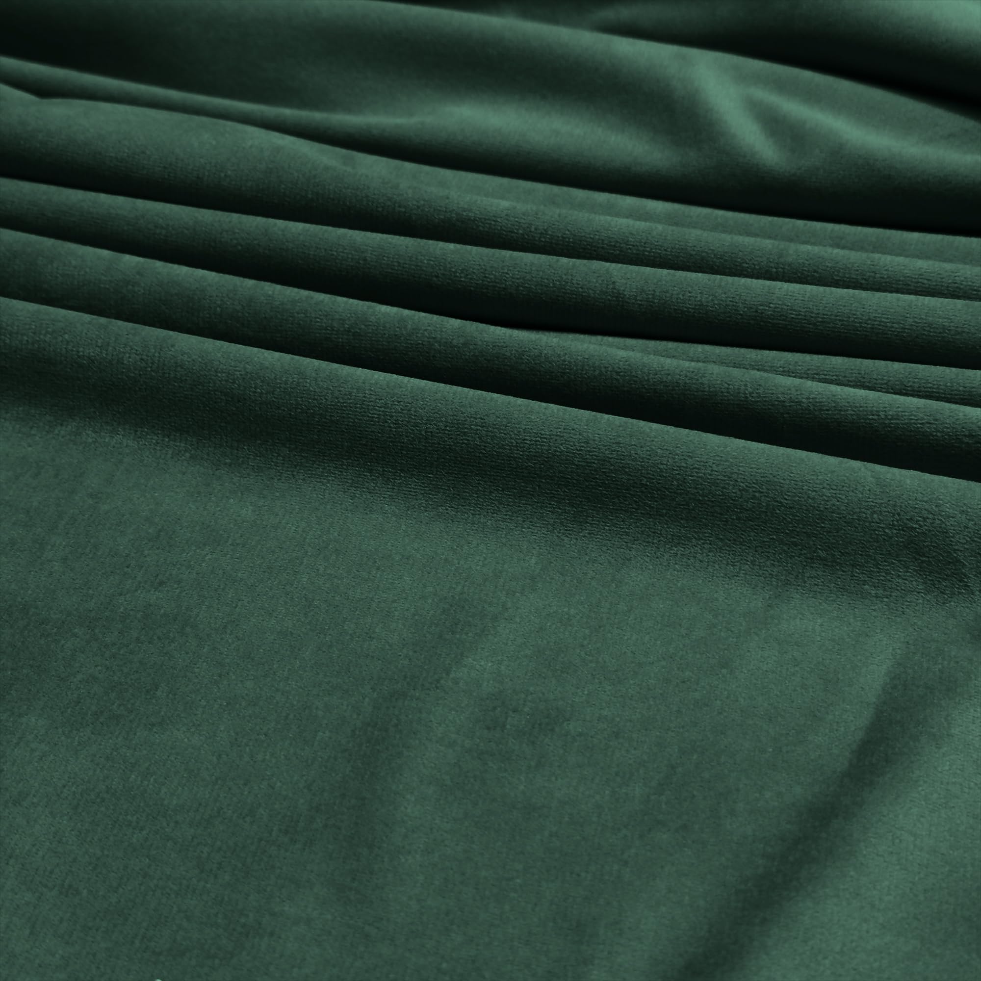 Luxury Velvet Upholstery Fabric – Soft Sheen 100% Polyester, 225 GSM Knitted Backed – Bottle – 3 Metre (300cm x 148cm)