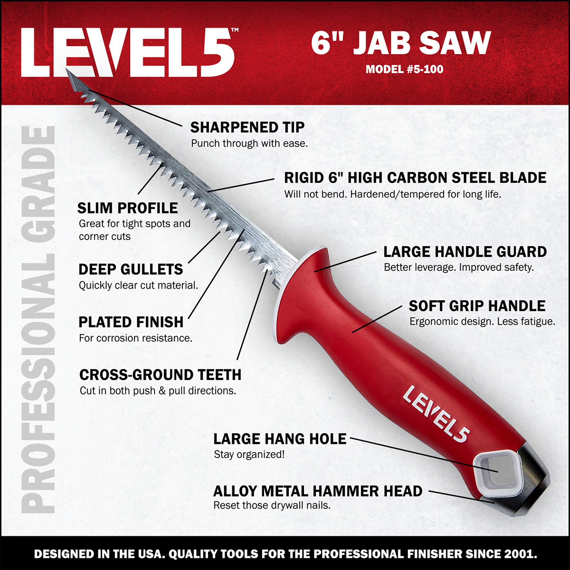 LEVEL5 Precision Jab Saw - 6" -2 LEVEL5 Precision Jab Saw - 6" -2