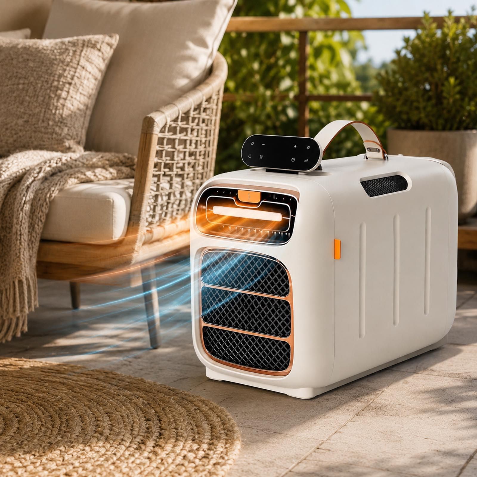 lealovengzh 4700BTU Home/Camping Air Conditioner with Remote and Timer