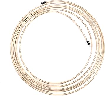 The Stop Shop 8 Foot Roll/Coil of 3/16 Inch .028" Wall Copper Nickel Brake Line Tubing