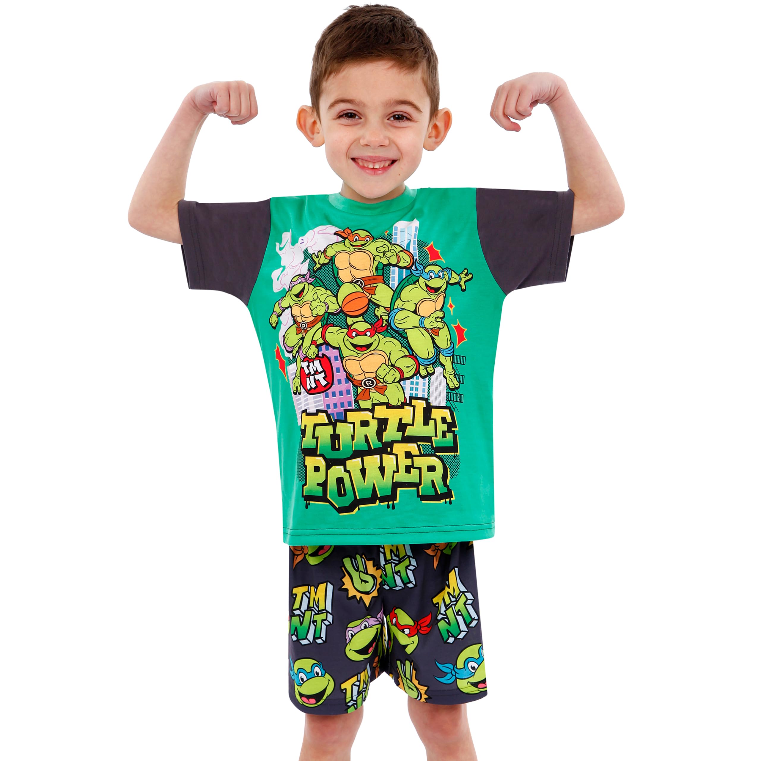Teenage Mutant Ninja Turtles Pijama Pijamas Niño Verano | Pijama Corto TMNT