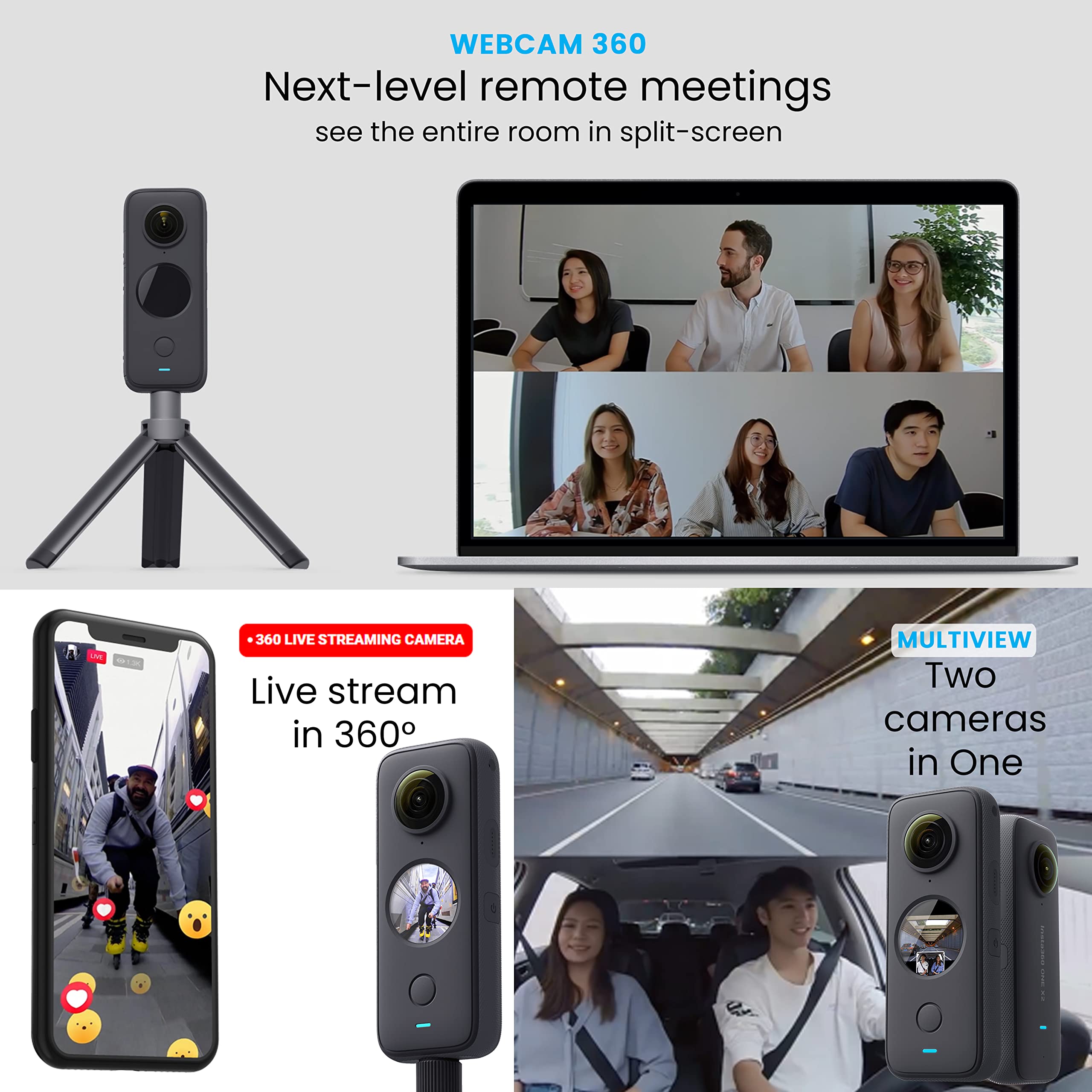 ほぼ未使用】Insta360 ONE X2 Pocket 360 Steady Cam 360°カメラ 