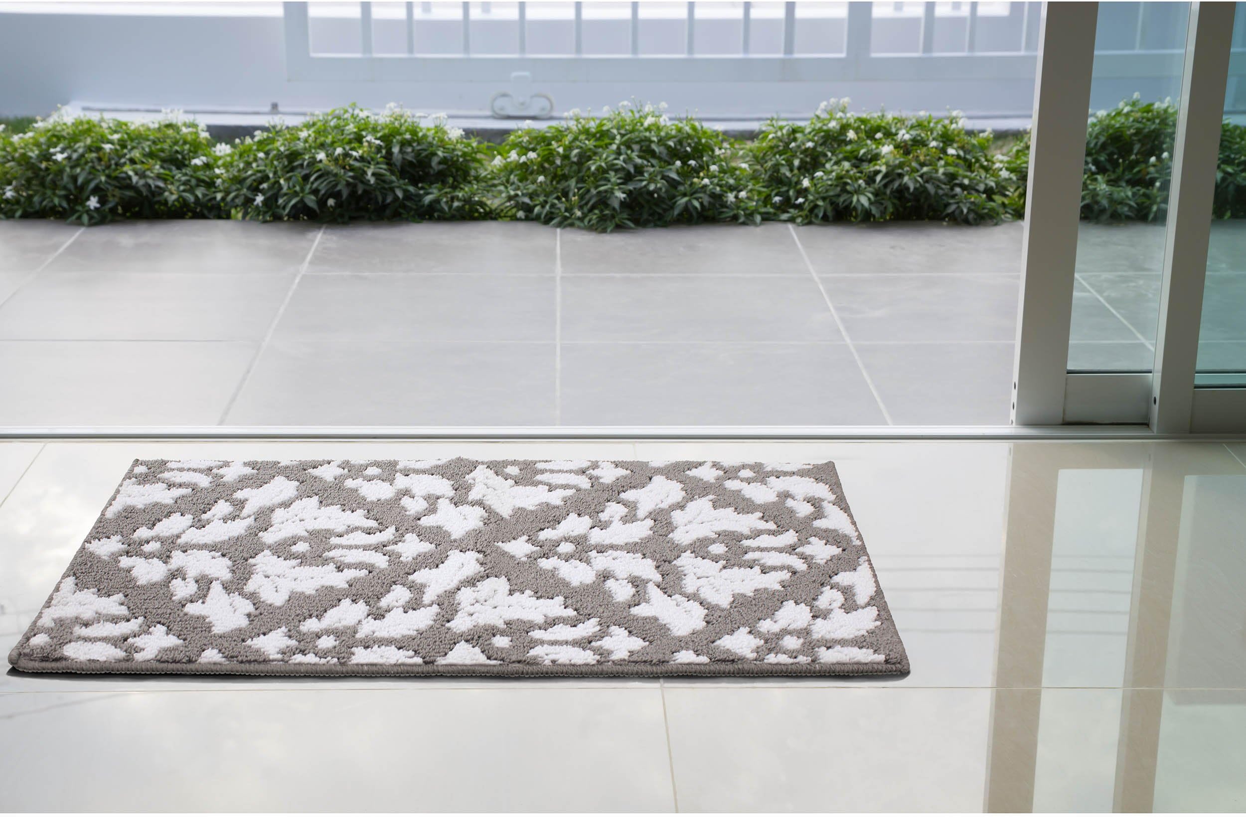 Jean Pierre New York Jean Pierre Loop Accent Rug, 20"x34", Grey/Soft White
