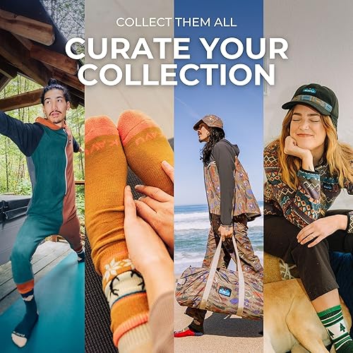 Miniatura 5 de KAVU Calcetines Moonwalk Mid Crew - Comodidad y durabilidad para tu estilo de vida activo