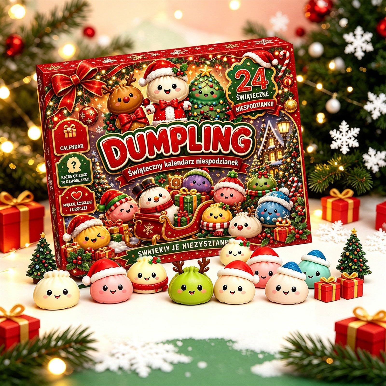 Christmas Dumpling 𝓢𝓺𝓾𝓲𝓼𝓱𝔂 Advent Calendar 2026 24 Days，L