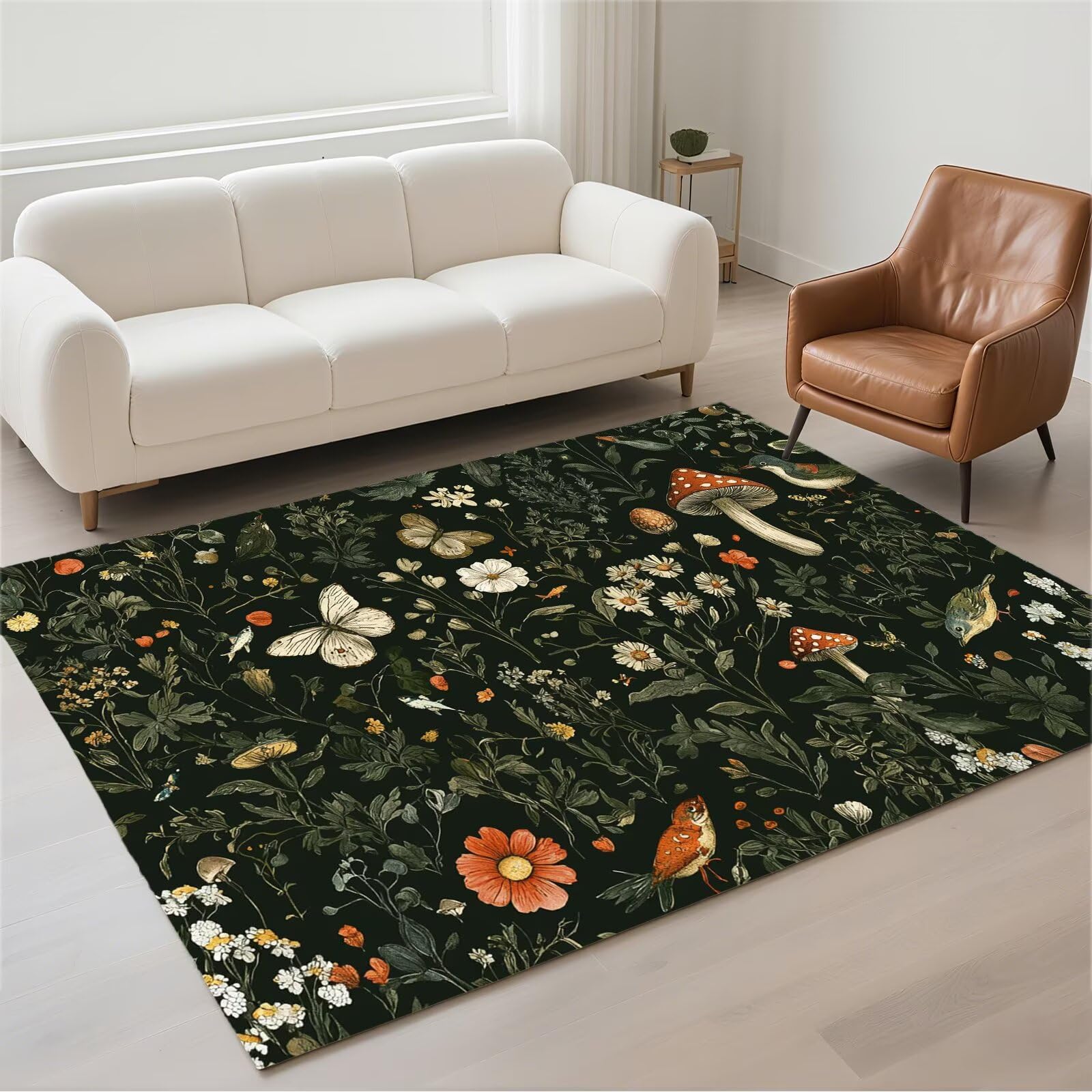 Tapis de couloir moderne lavable et antidérapant de 140x200cm