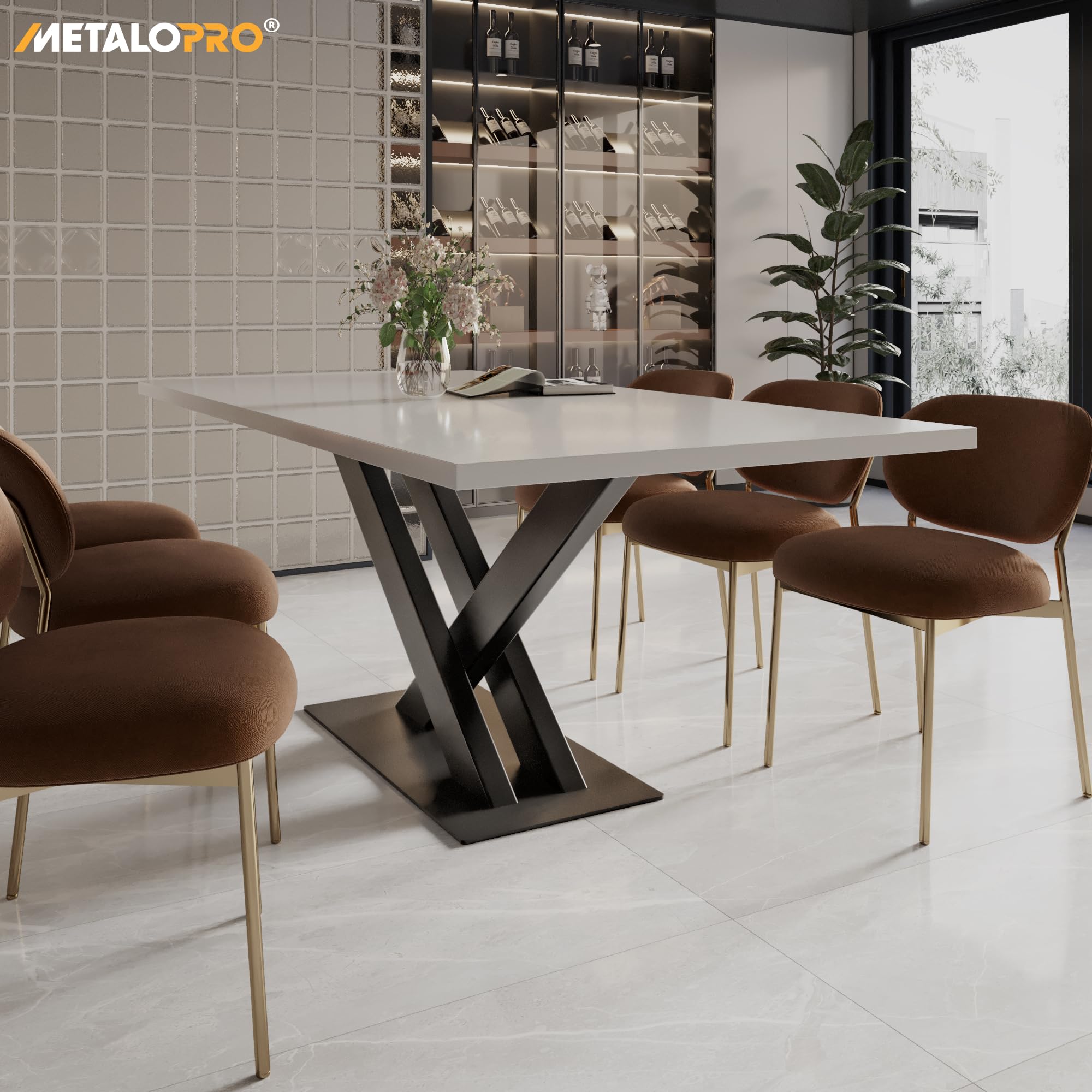Gambe Tavolo Metallo Acciaio Nero – Struttura Robusta Scrivania Esstisch Tavolino Design Industriale