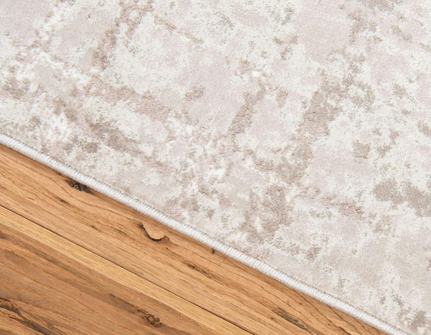 Jill Zarin Uptown Collection Area Rug - Lexington Avenue (9' x 12' 2" Rectangle, Beige/ Ivory)