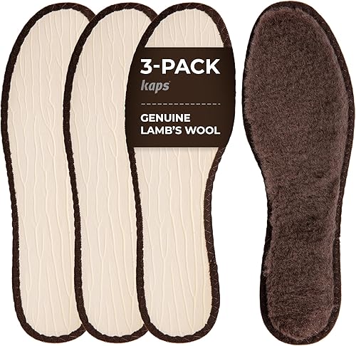 Semelles D'Hiver En Laine D'Agneau Pour Bottes, Semelles De Remplacement Pour Ho