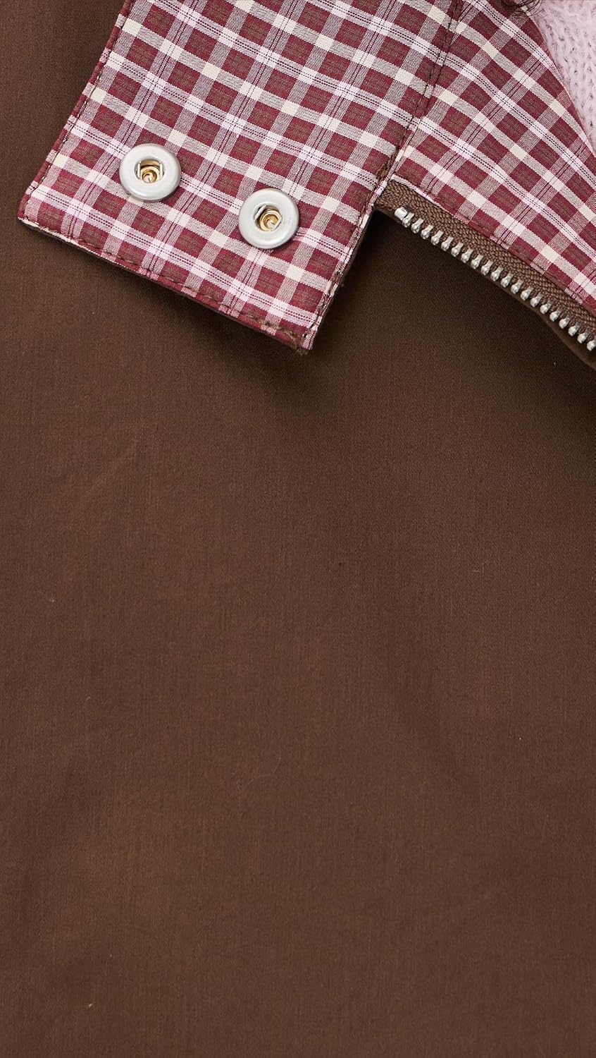 Pixie Market Women's Plaid Contrast Bomber Jacket - Image 6