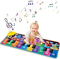 MRTN Kids Musical Piano Mat with 25 Sounds - Toddler Floor Keyboard Playmat, Educational Toy for Ages 1-6+ Boys Girls