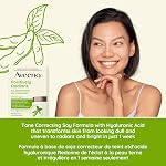Aveeno Positively Radiant Gel Moisturizer - Dry Skin Lotion - Daily Face & Neck Cream - Hyaluronic Acid & Soy - 45 grams
