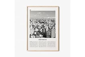 São Paulo Cityscape Canvas Painting