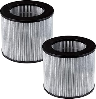 Fette Filter - Air Purifier Filter Compatible with Bissell 2801 High Efficiency and Carbon Filter for Bissell My Air Personal Models # 2780, 2780A, 27809, 3329, 2780P, 3329, 2780B)- Pack of 2