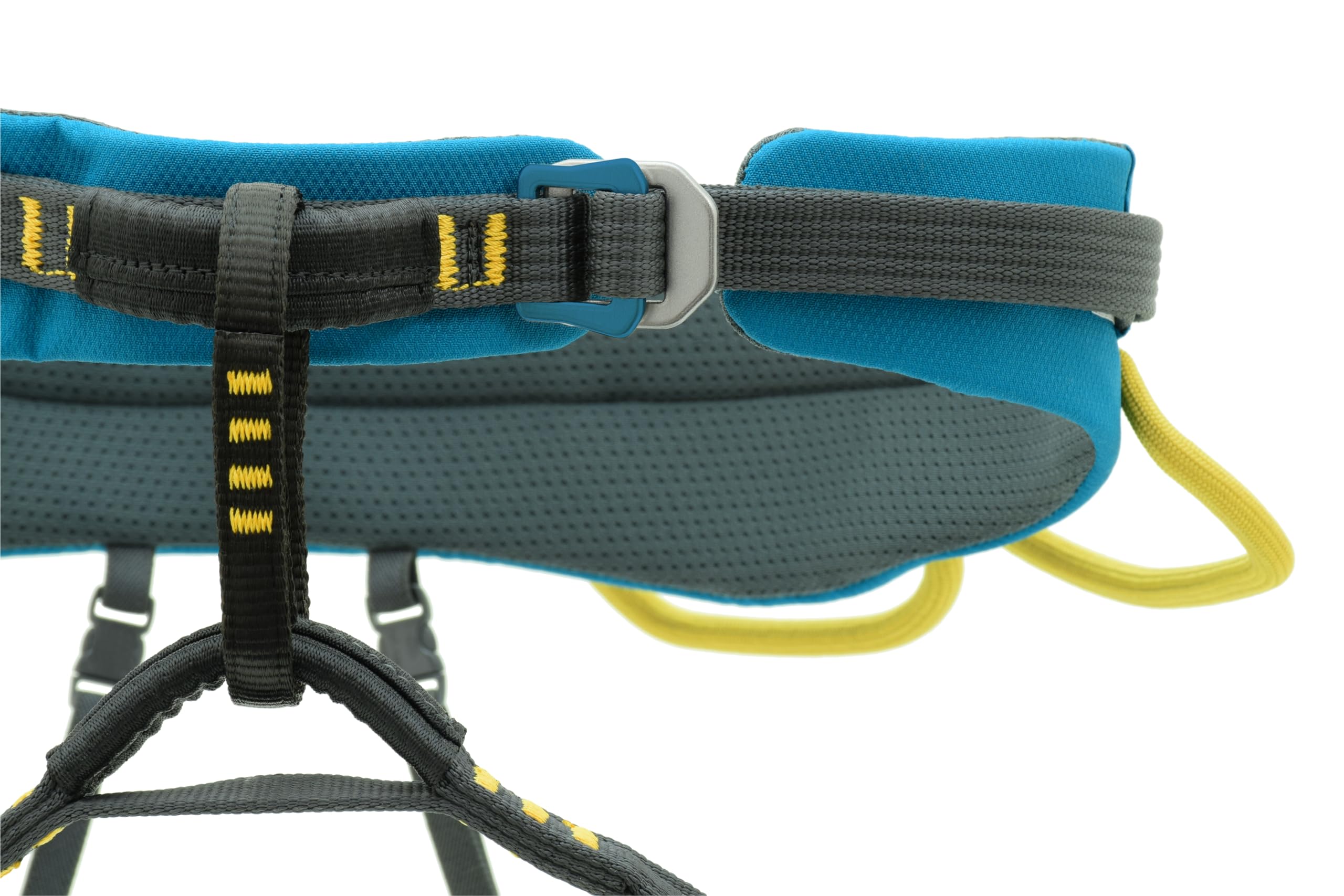 Kong. Lario 1. Imbracatura Arrampicata Sportiva per Alpinismo. Imbrago Leggero con Cosciali Fissi. Cintura Ergonomica e Regolabile. CE EN12277 Imbrago Unisex. Colore Petrolio. Adulto