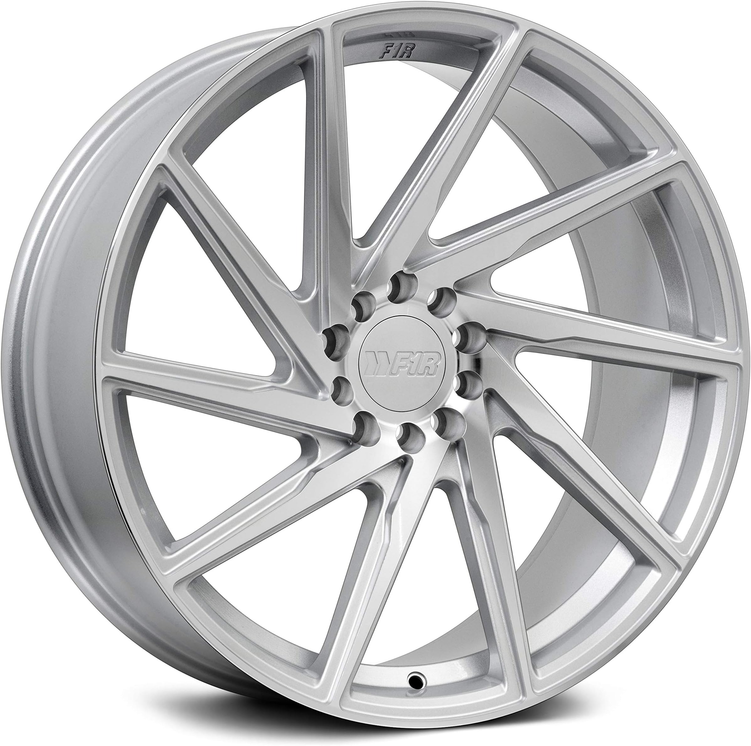 18x9.5 F1R F29 Machine Silver Wheel/Rim Bolt Pattern(5x112/5x114.3) Offset (40) Part Number(F2918955112MS40)