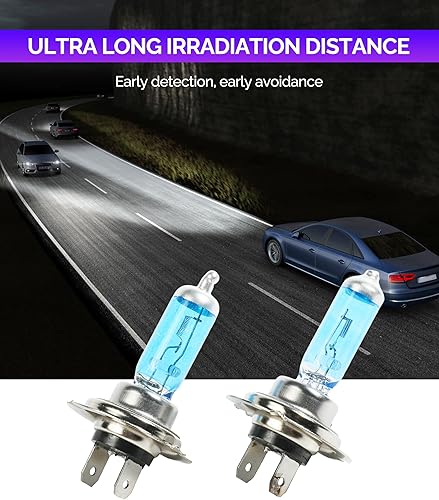 Miniatura 5 de 2 bombillas para faros delanteros, bombillas halógenas para automóvil, bombillas halógenas para automóvil, bombilla halógena H11, bombilla de haz