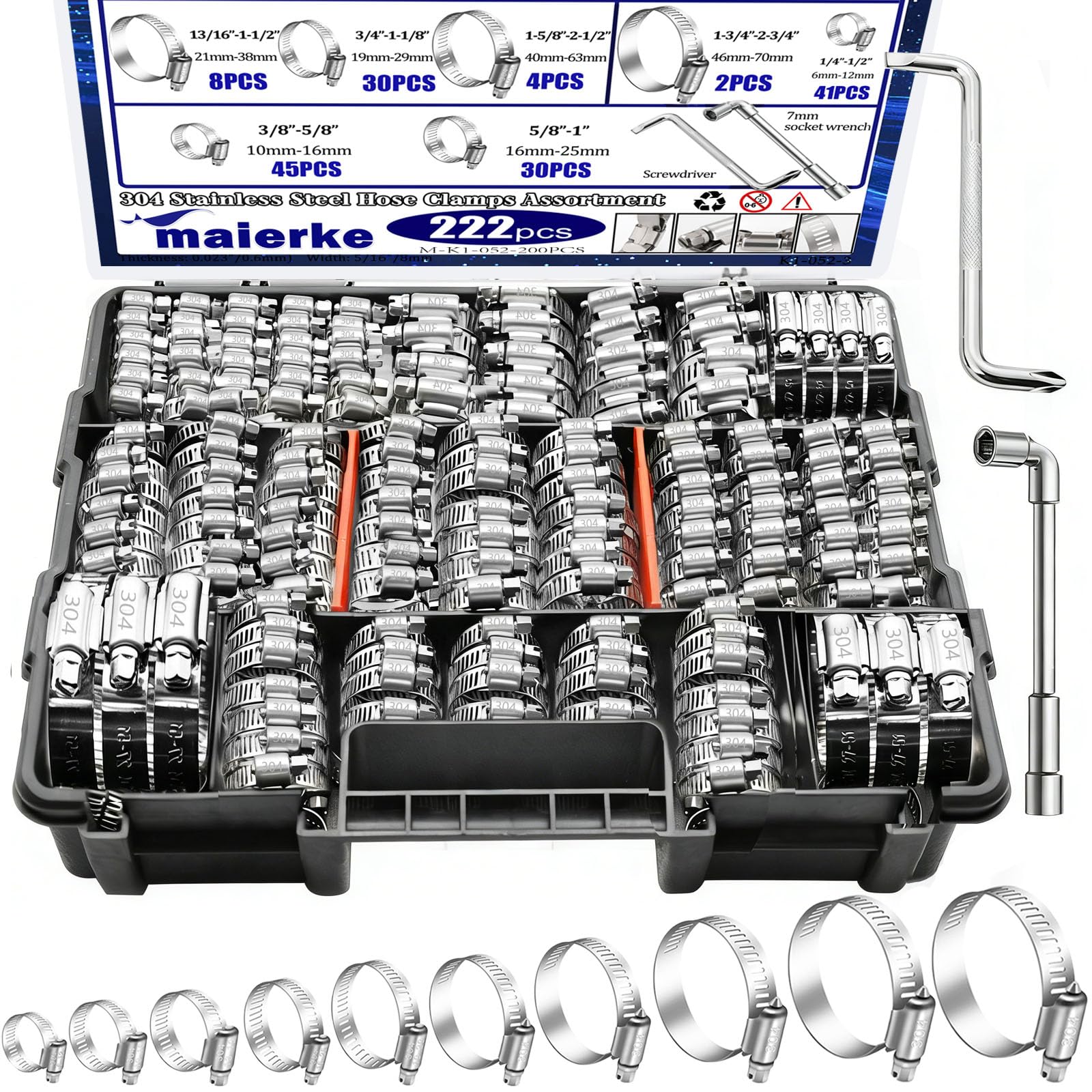 maierke 222pc Worm Kit