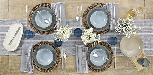 Miniatura 13 de Oneida Mooncrest Juego de cubiertos de 20 piezas, servicio para 4, plateado